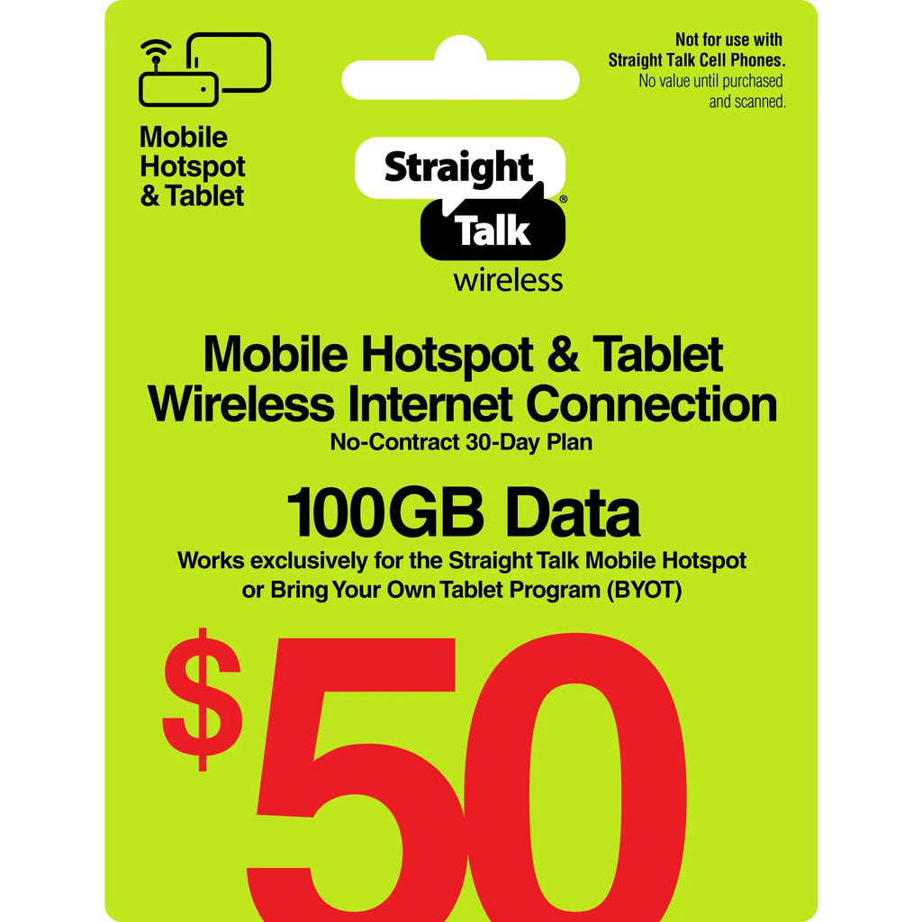 100GB Data 30-Day Prepaid Plan e-PIN Top Up R4422