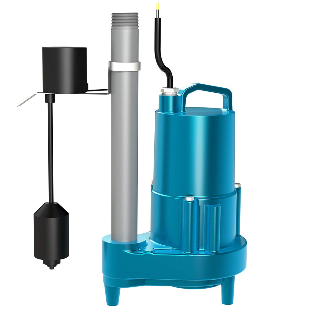 1/2 hp 115V Sewage Pump with Wide Angle Float Switch C2869
