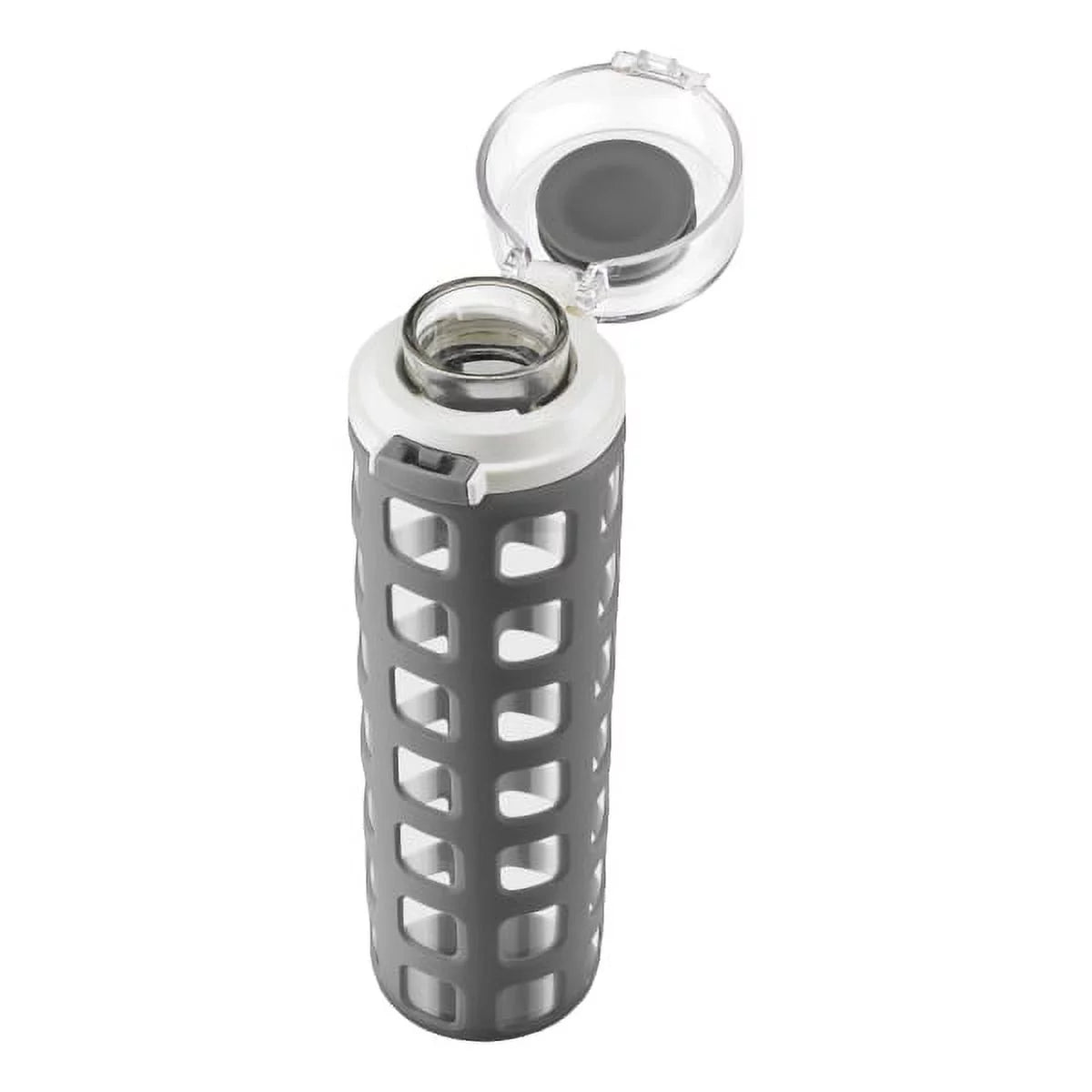 20 oz Gray Glass Water Bottle A7245