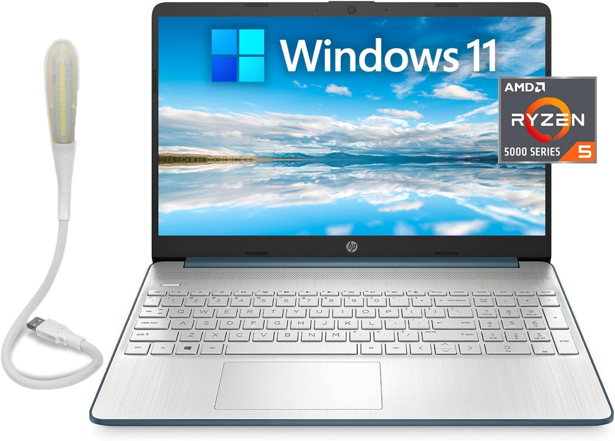 15.6" FHD Laptop, AMD Ryzen5-5500U, 16GB RAM, 1TB SSD, Windows 11 Home, Spruce Blue U7545