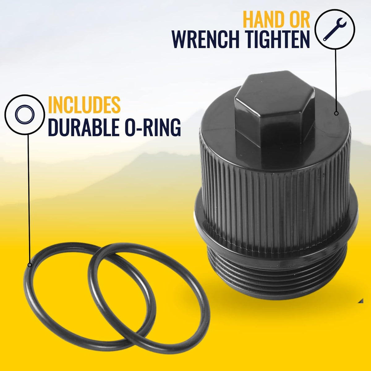 2-Pack Drain Plug Cap Assembly with O-Ring G652534