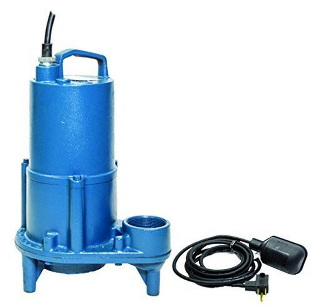 1/2 hp 115V Sewage Pump with Wide Angle Float Switch C2869