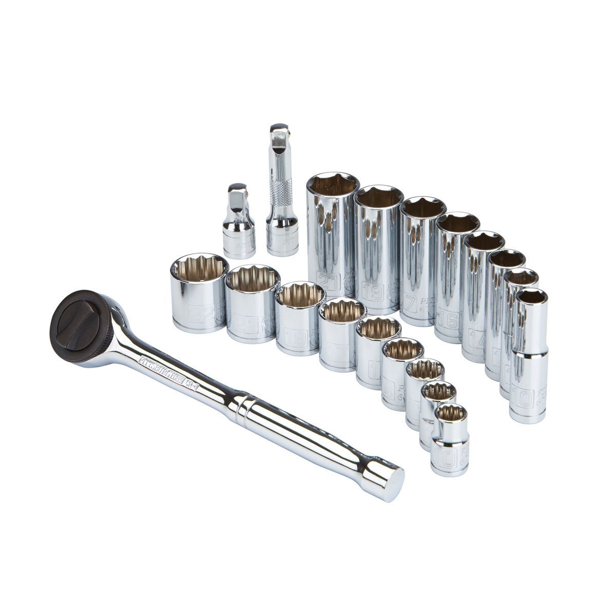 3/8 in. Drive Metric Socket Set, 20-Piece E336371