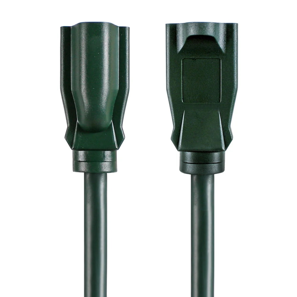 100FT 16AWG 3 Prong Green Single Outlet Outdoor Extension Cord V339