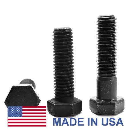 3/8 inch-16 x 4 inch Grade 8 Hex Cap Screw Black Oxide Pk 125 V54831