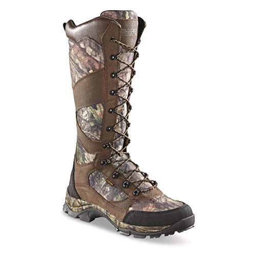 16" Leather Waterproof Snake Boots J6326