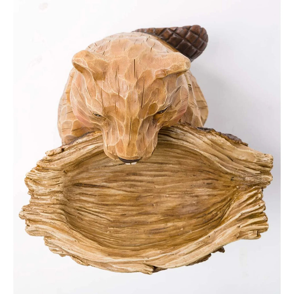 Carved Resin Birdbath A340659