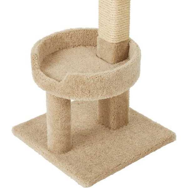 32-in Real Carpet Wooden Cat Tree Y369