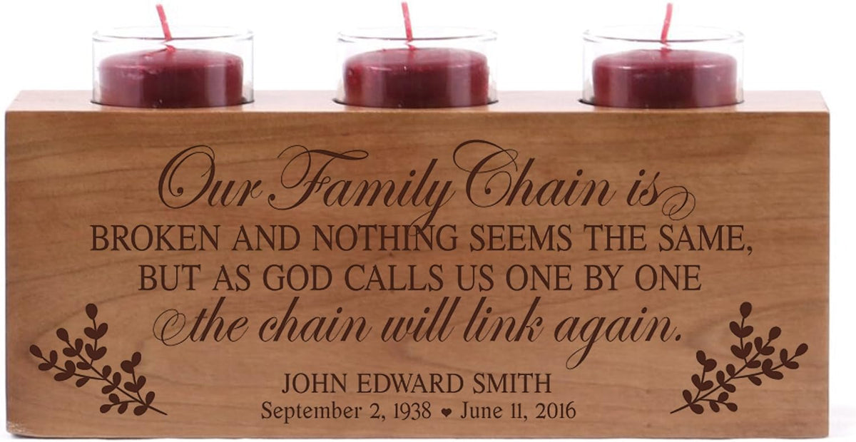 3 Votive Tealight Candle Holder B7987