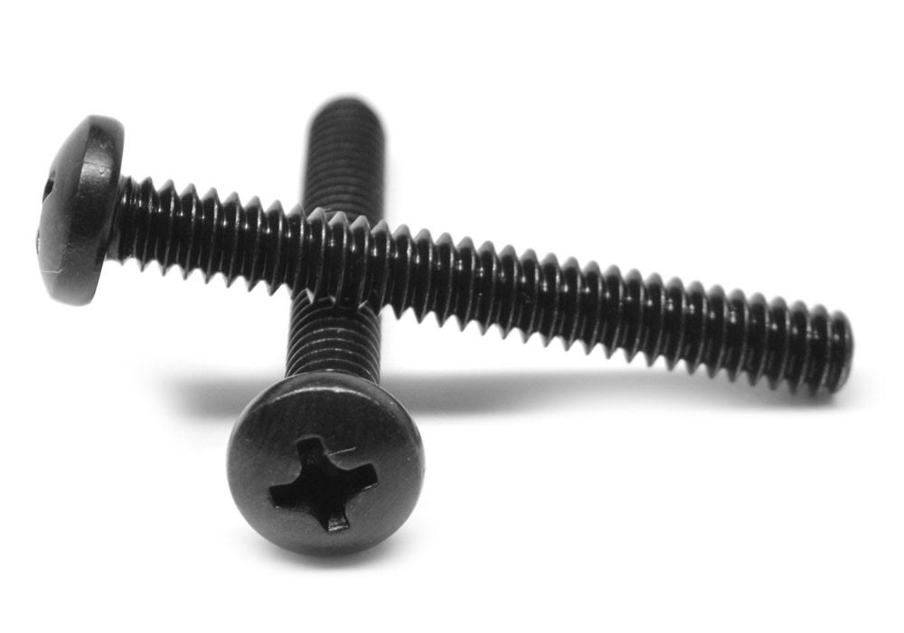 #10-24 x 5/8 Coarse Thread Phillips Pan Head Machine Screw F820