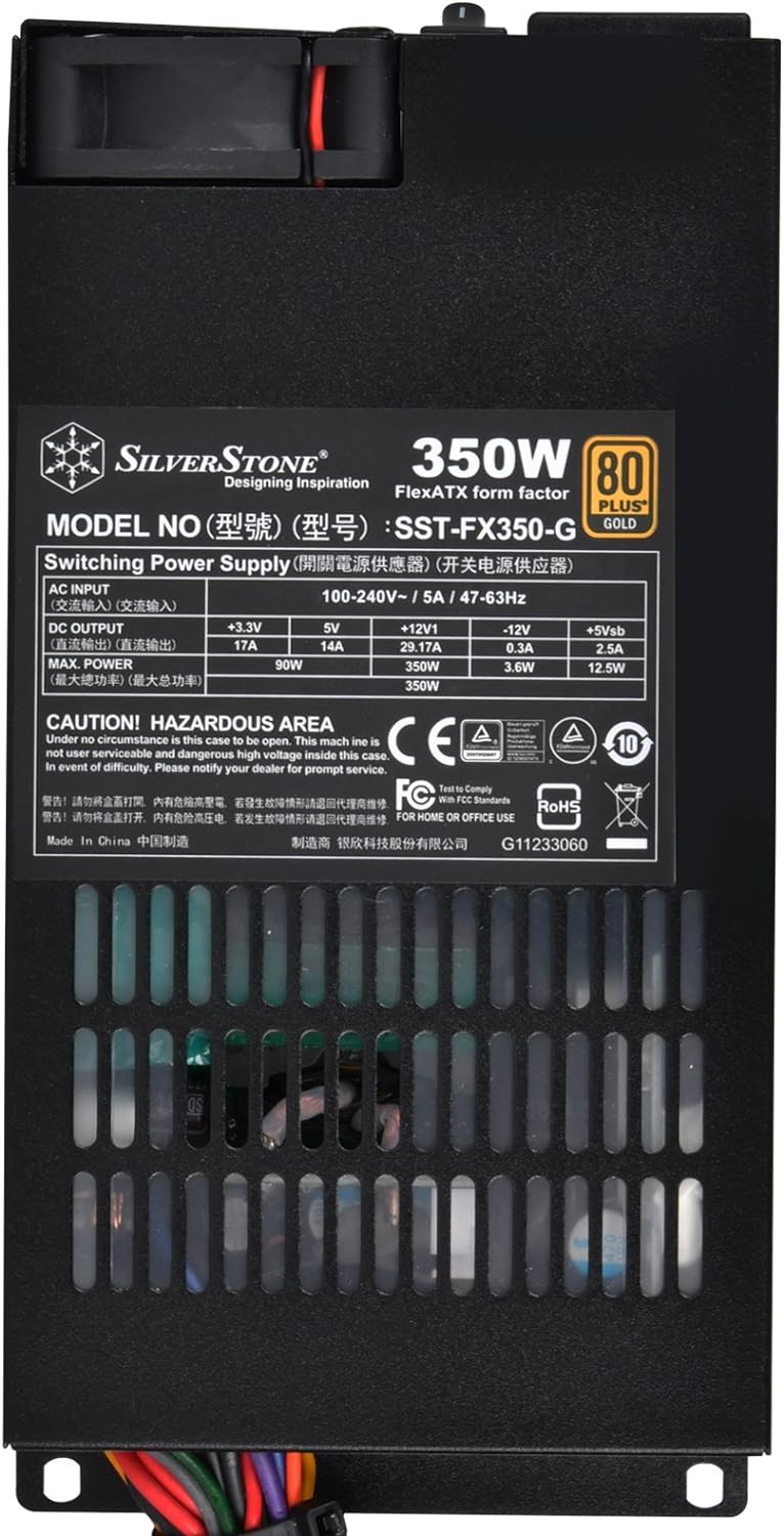 350 Watt Flex ATX Power Supply 80 Plus Gold D2153