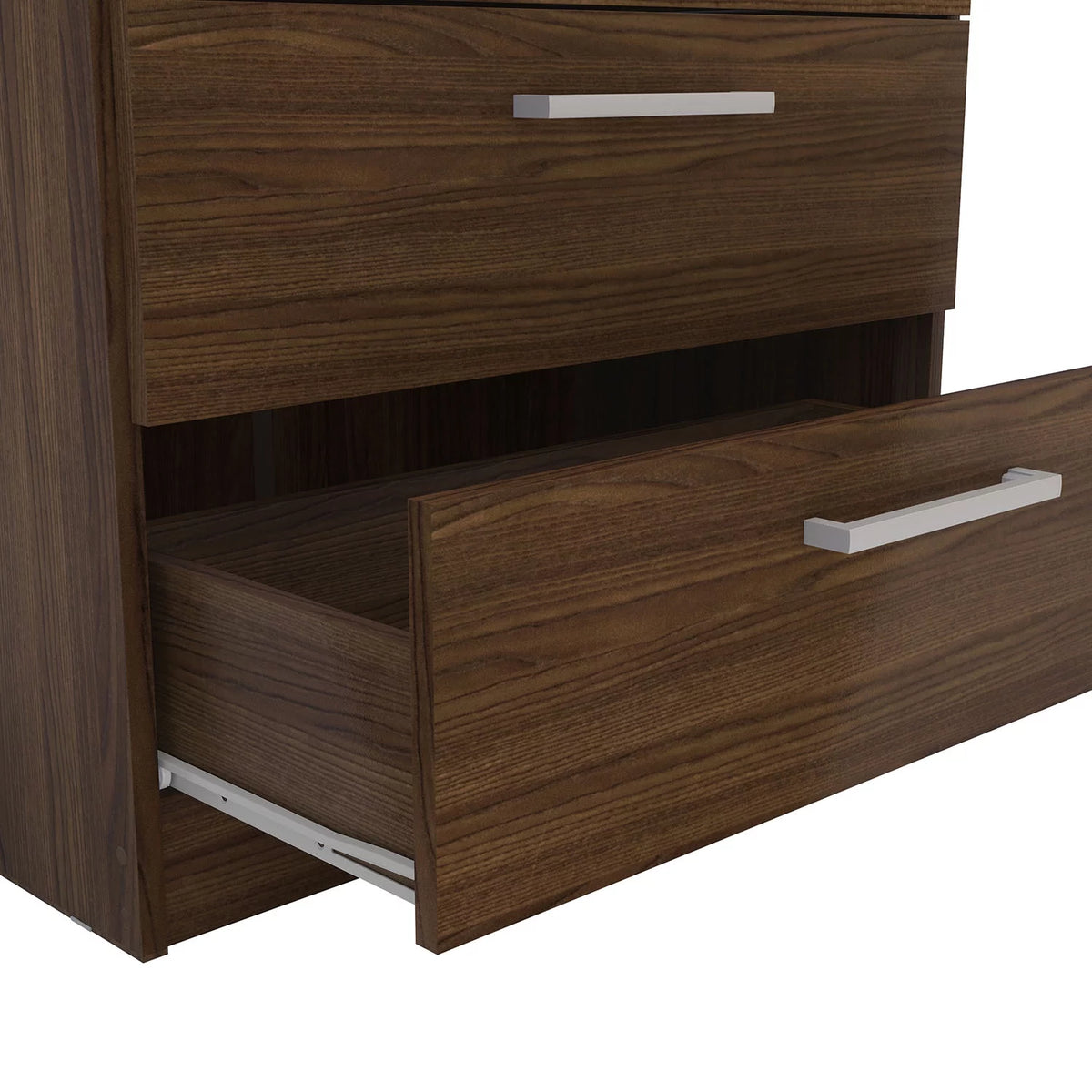 White 3 Drawer Wood Dresser G360