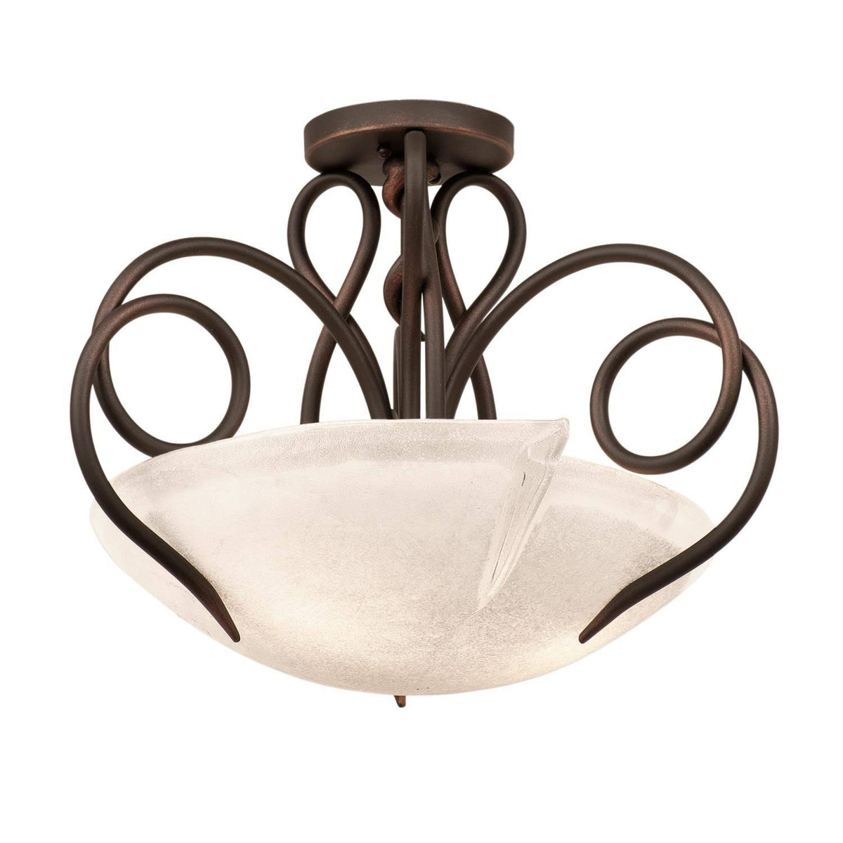 3 Light Semi Flush Mount T48854