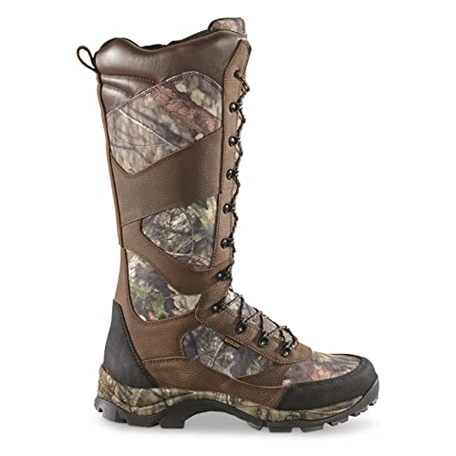 16" Leather Waterproof Snake Boots J6326