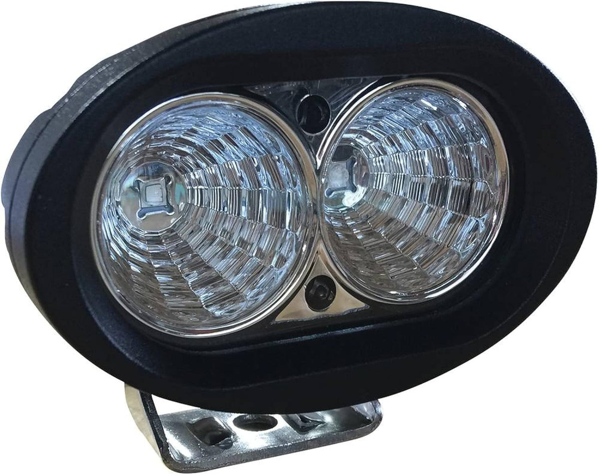 12V LED Blue Safety Warning Light Die Cast Aluminium Housing B463789
