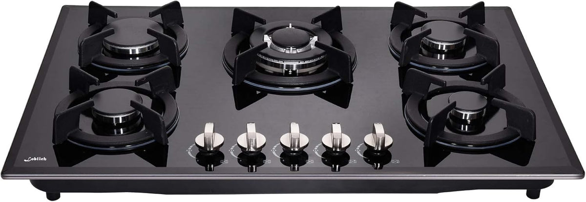 30 In Stainless Steel Gas Cooktop with 5 Sealed Burners J679