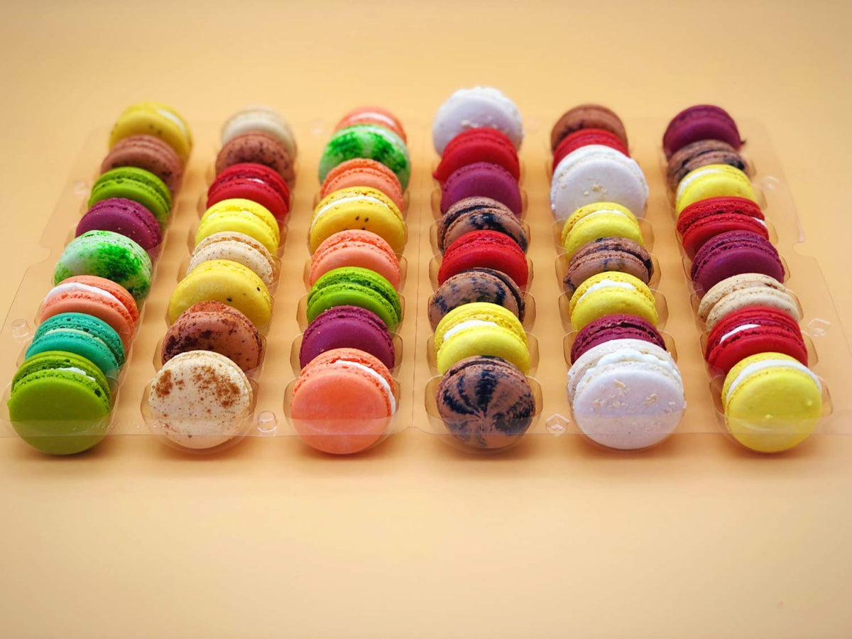 24 Pack Assorted Gluten Free French Macaron F78425