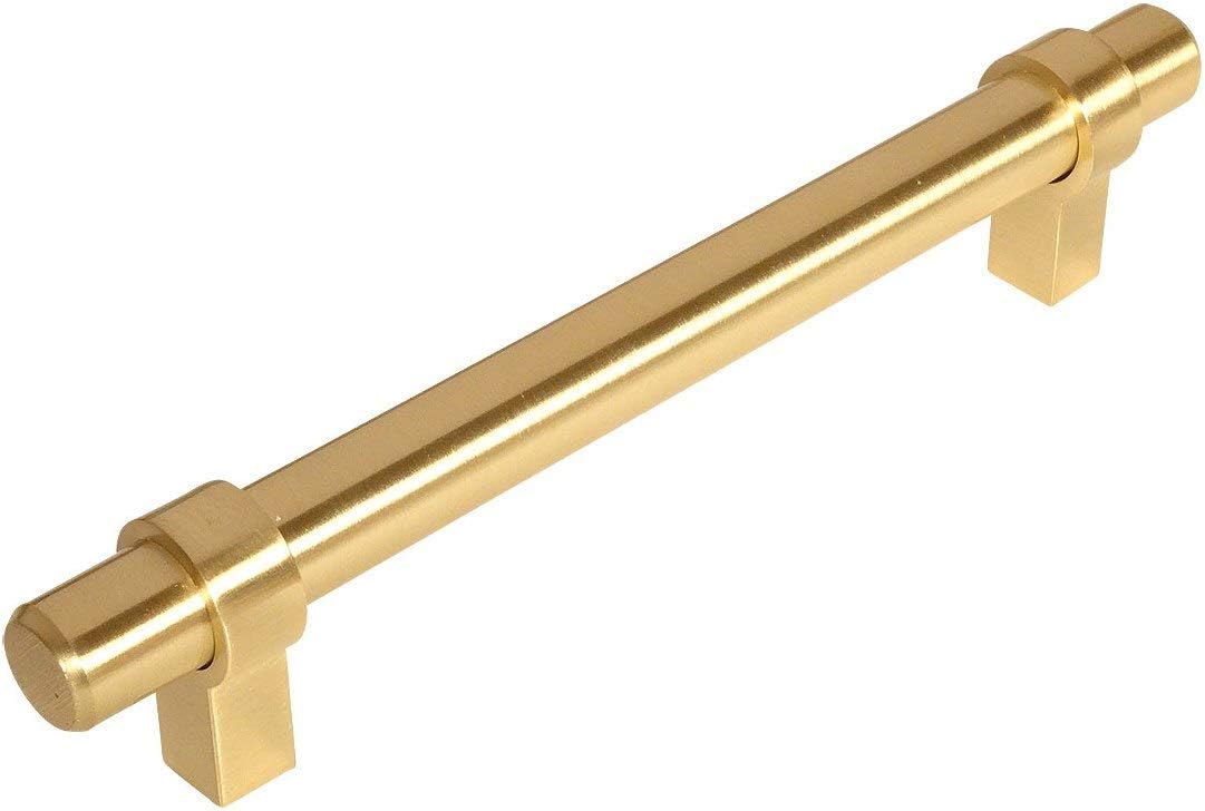 10 Pack Brushed Brass Cabinet Bar Handle Pull 5 Inch Q696897