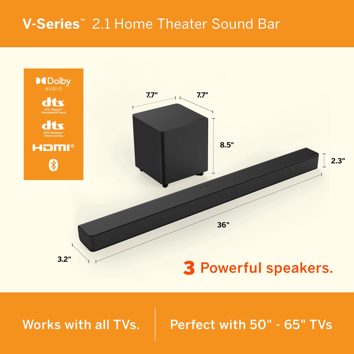 2.1 Home Theater Sound Bar with Bluetooth L157805