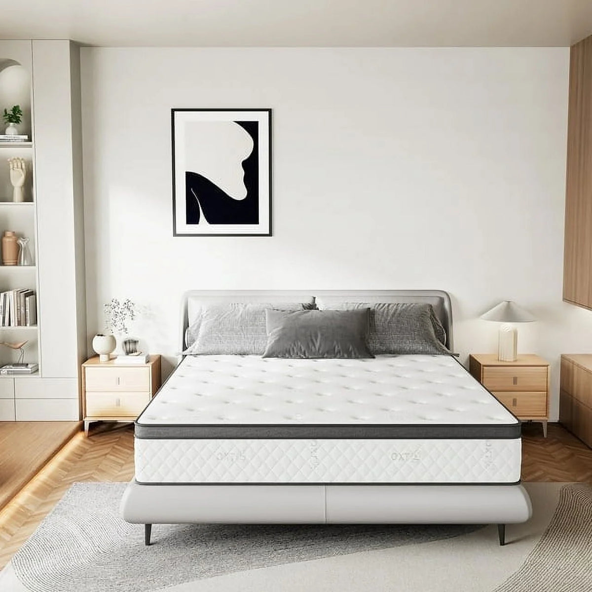 12 Inch Memory Foam Innerspring Hybrid Queen Mattress Y524924