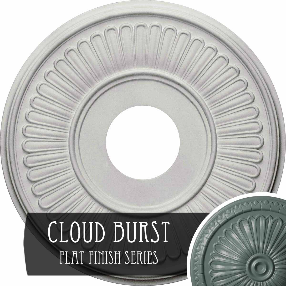 15 3/4x22OD x 3 7/8x22ID x 3/4x22P Ceiling Medallion N809