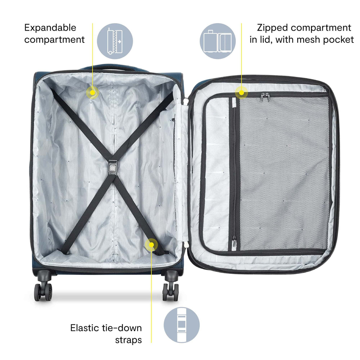 28" Green Softside Spinner Luggage M7333