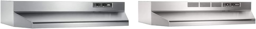 24-inch Under-Cabinet Range Hood, 2-Speed Exhaust Fan, 210 CFM, Stainless Steel G46841