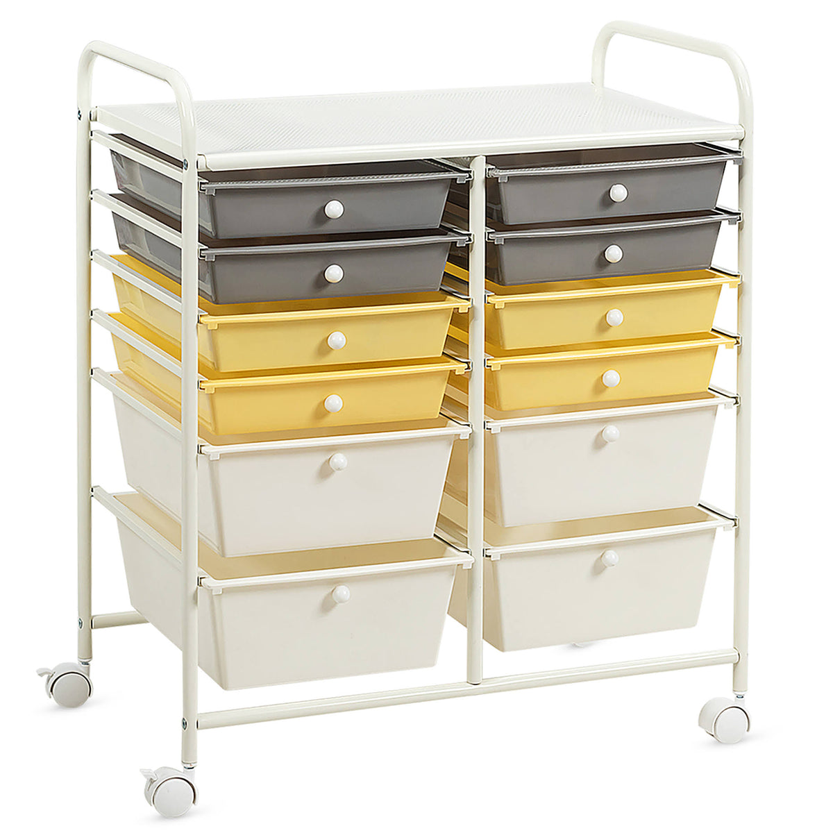 12 Drawer Rolling Storage Cart Organizer M456