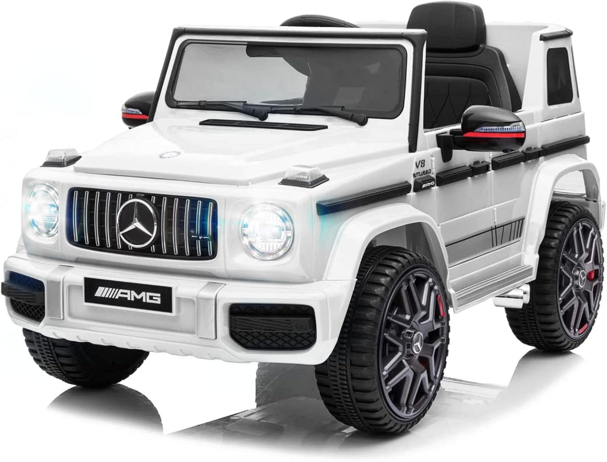 12V Kids Ride On Car with Remote Control, Spring Suspension, Safety Lock, LED, Red E4343