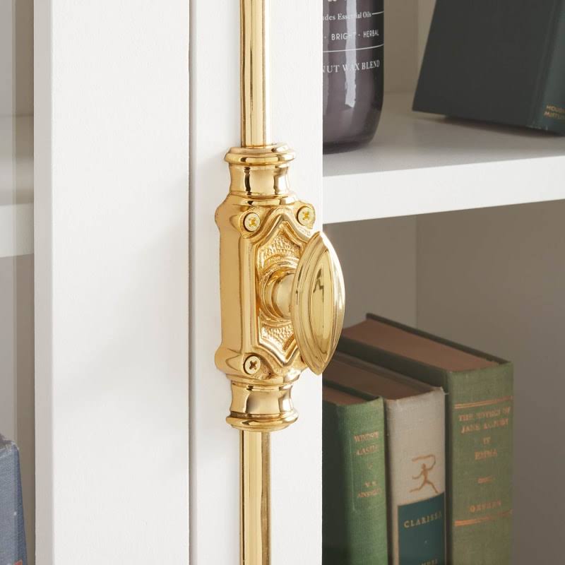 27 inch Tall Brass Cabinet Latch N497