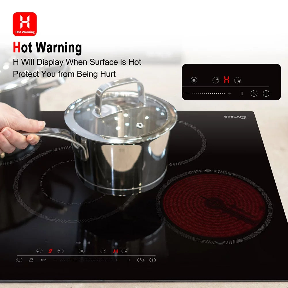 Black Electric Cooktop M715