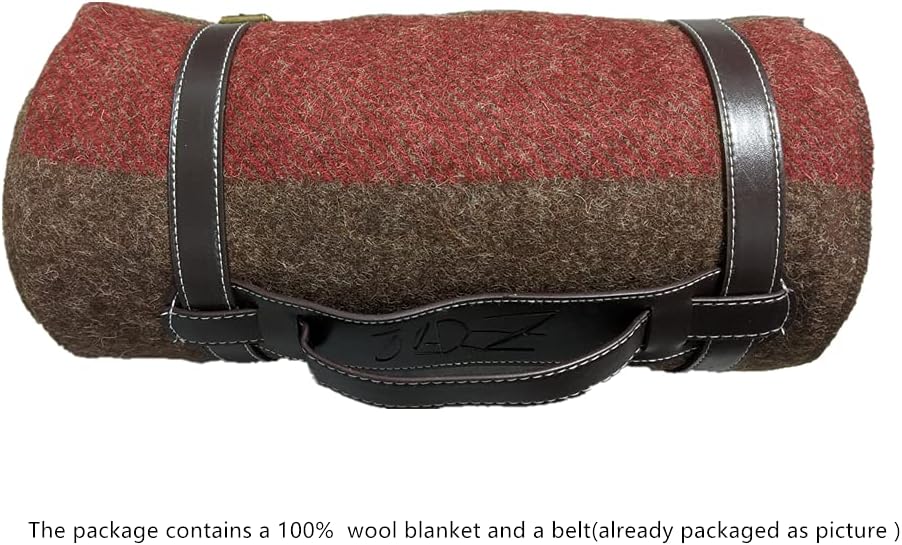 100% Wool Blanket 59" x 80" G490