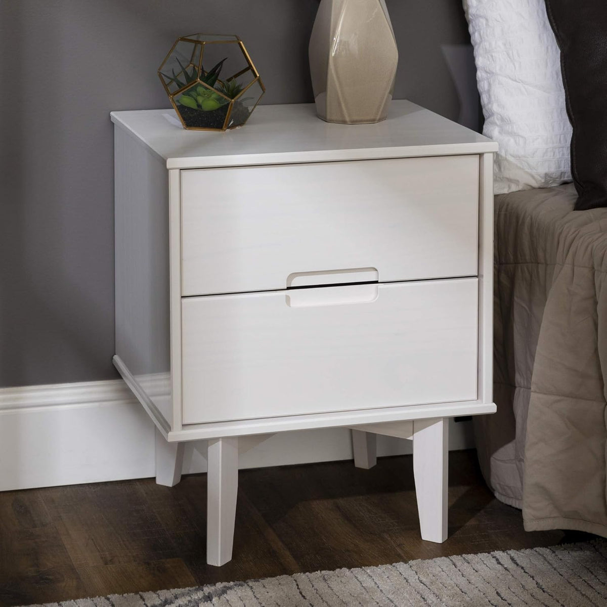 3 Drawer Mid Century Modern Wood Dresser T293606