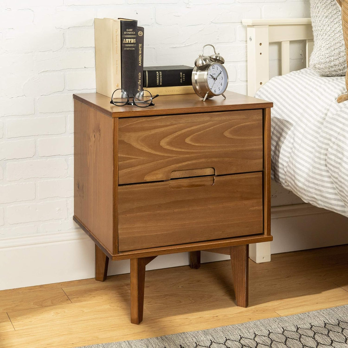 3 Drawer Mid Century Modern Wood Dresser T293606