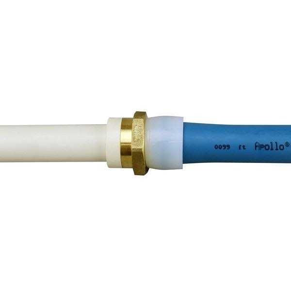 3/4 in. Brass PEX-A Barb x 3/4 in. Schedule 40 PVC Straight Adapter B349