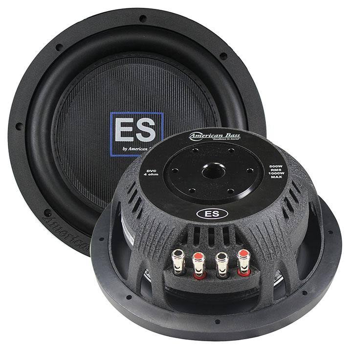 10 inch Shallow 1000 watts max 2.5 inch voice coil Black Subwoofer P235
