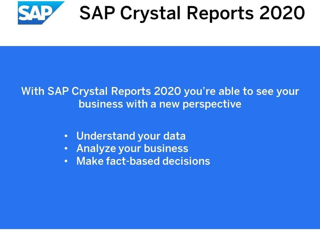 Crystal Reports 2020 Reporting Software [64-Bit] [PC Download] W48952