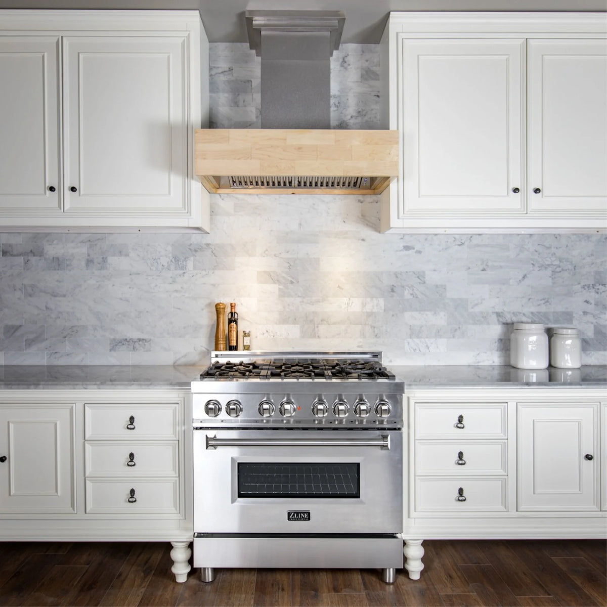 36 in. Wooden Wall Mount Range Hood I5558