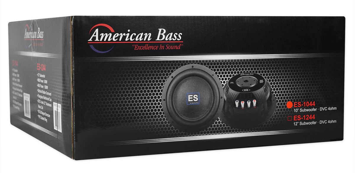 10 inch Shallow 1000 watts max 2.5 inch voice coil Black Subwoofer P235