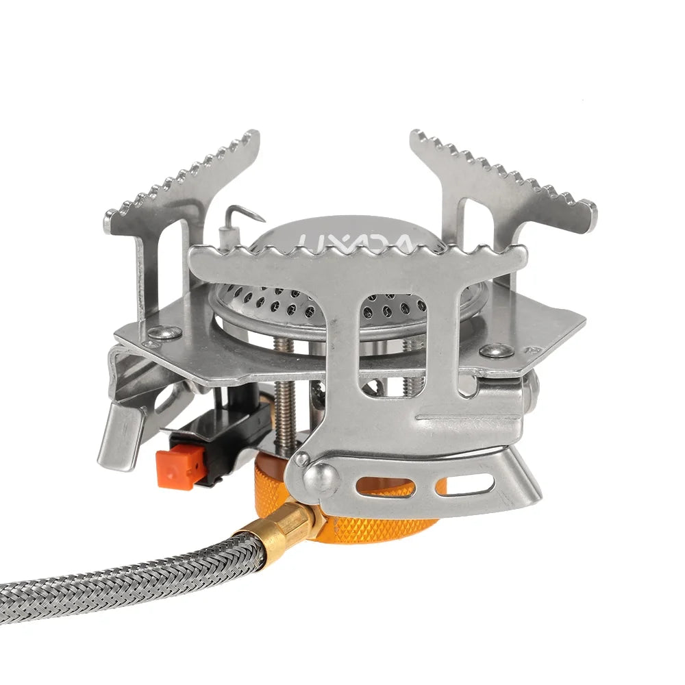 3000W Portable Camping Cookware Set with Gas Conversion Head Adapter V941