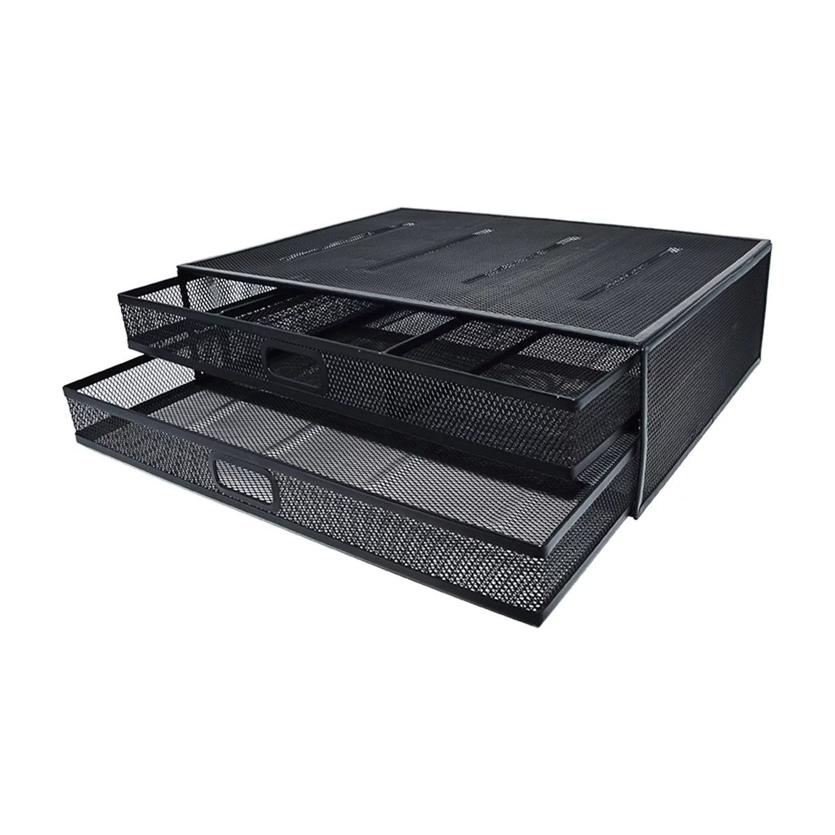 Under Desk Sliding Drawer Organizer Wire Basket D97574