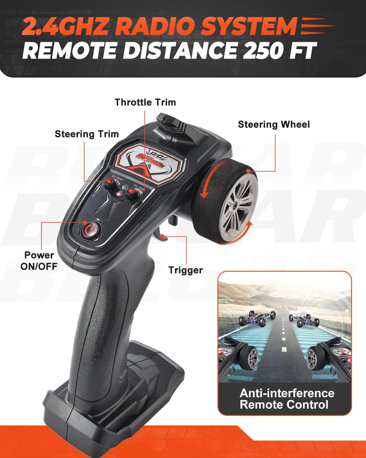 1:12 Scale Remote Control Truck 2WD 38 Km/h P485