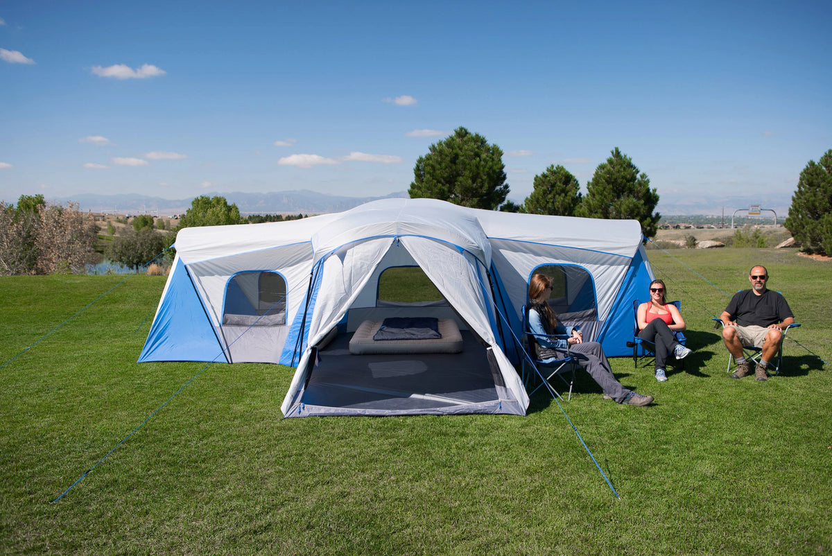 16-Person 3-Room Cabin Tent with 3 Entrances K1732