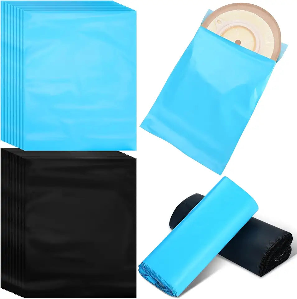 200 Pcs 8 x 12 Inch Ostomy Pouch Disposable Bag T6885
