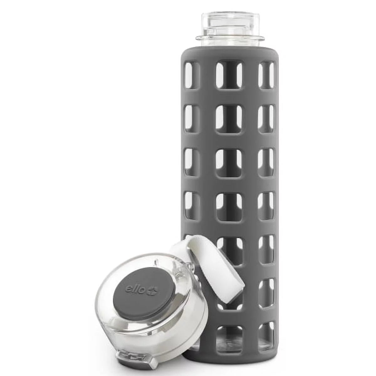 20 oz Gray Glass Water Bottle A7245
