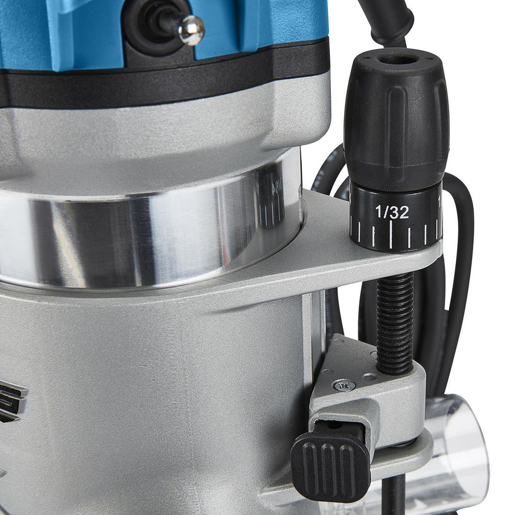 12 Amp Variable-Speed Fixed Base Router with Plunge Base Kit X93505