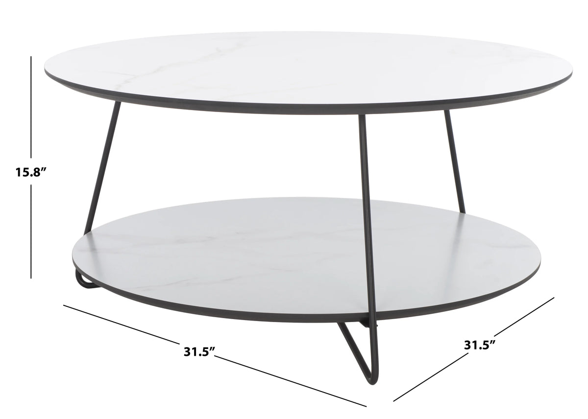 2-Tier Round Coffee Table V3174