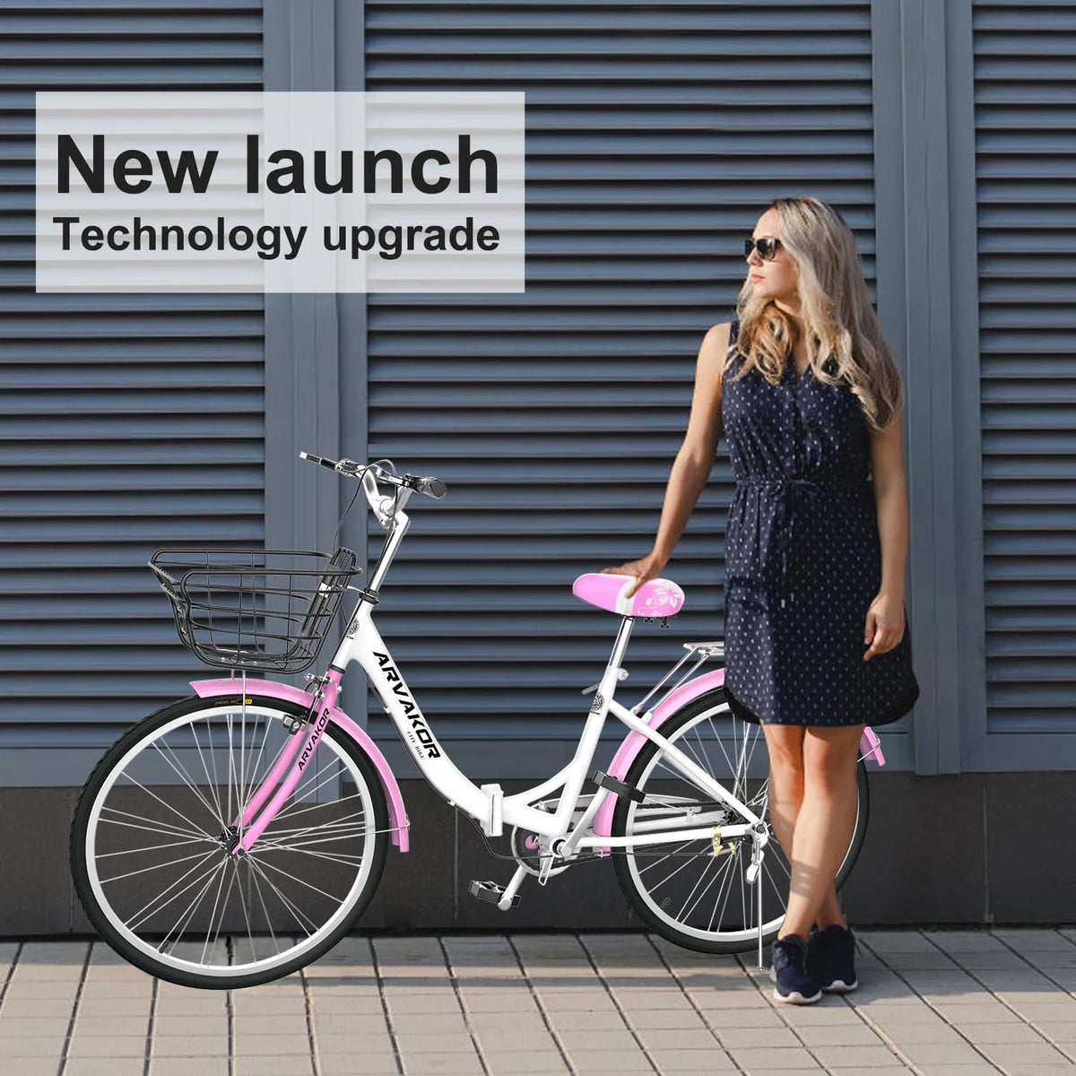 26 Inch Pink Cruiser Bike V45138