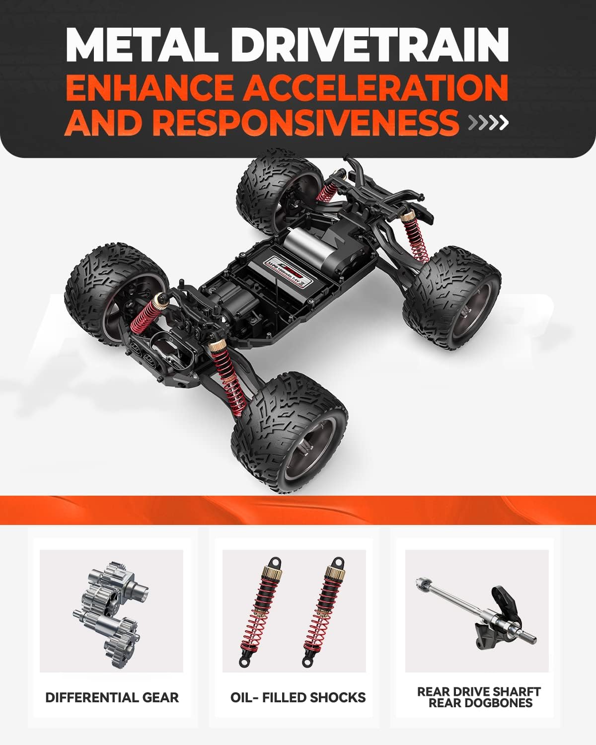 1:12 Scale Remote Control Truck 2WD 38 Km/h P485