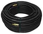 3/8in. x 100ft. Black Rubber Air Hose Pack of 2 Q87198